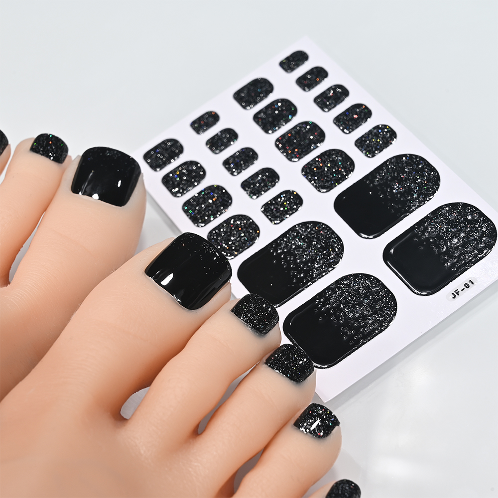 22 dicas glitter toe etiqueta  - Full Cover Adhesive avaliação e preço