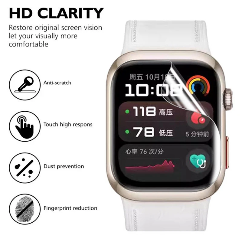 Película de hidrogel tpu para  - Smartwatch Screen Film avaliação e preço