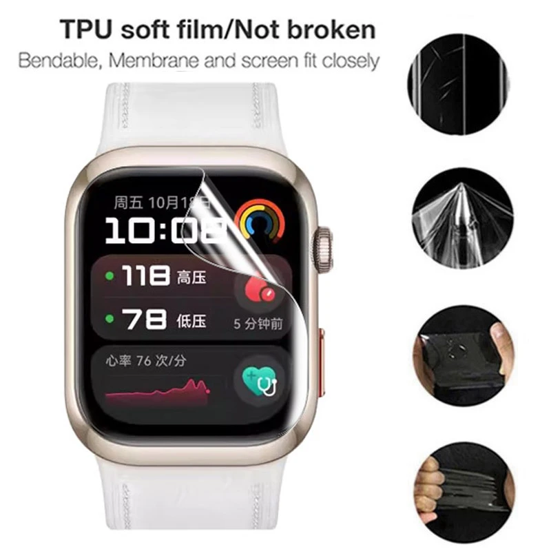Película de hidrogel tpu para  - Smartwatch Screen Film avaliação e preço