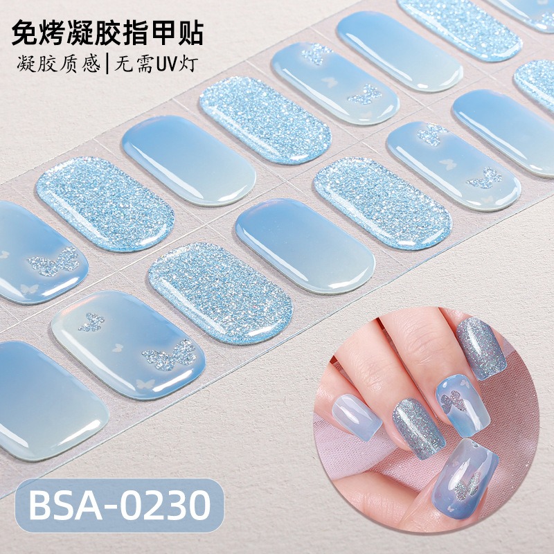 Tiras de Gel Semi-Curado Sem L - Full Cover Adhesive avaliação e preço