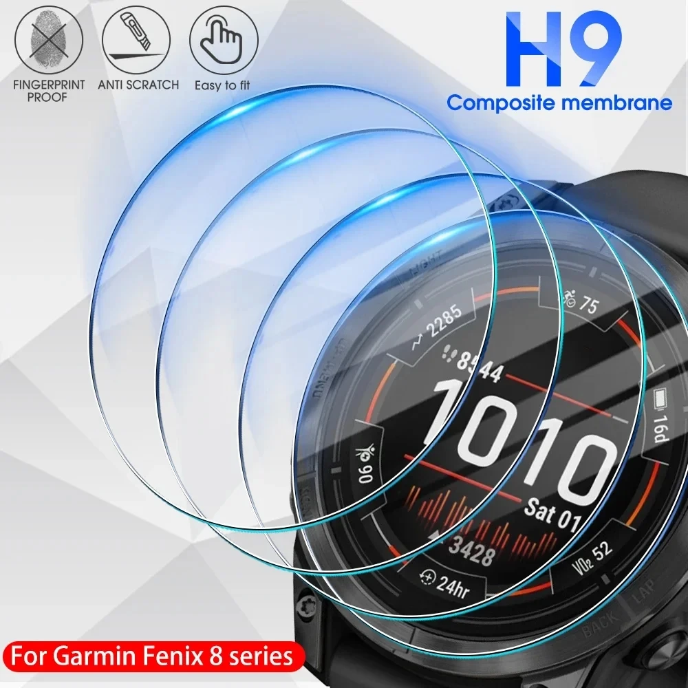 1/5 pçs 9h hd vidro temperado  - Smartwatch Screen Film avaliação e preço